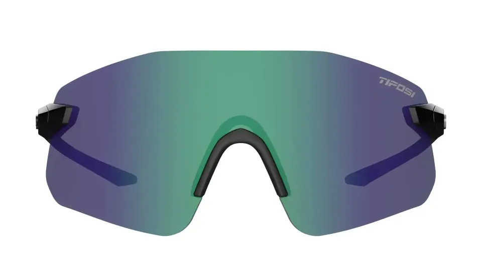 TİFOSİ VOGEL SL, GLOSS BLACK SMOKE GREEN MİRROR (PARLAK SİYAH DUMAN YEŞİL AYNA)