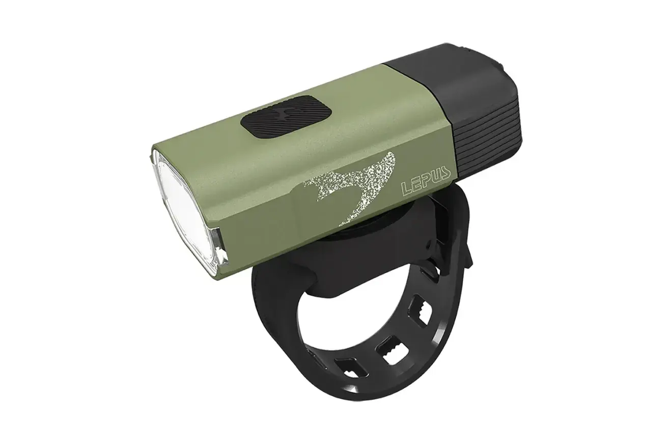 Moon Lepus Lite 400 Lümen Ön Aydınlatma, Renk:ASKERİ YEŞİL, Boyut:STD Yeşil - STD