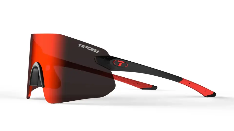 TİFOSİ VOGEL SL, MATTE BLACK SMOKE RED MİRROR (MAT SİYAH DUMAN KIRMIZI AYNA)
