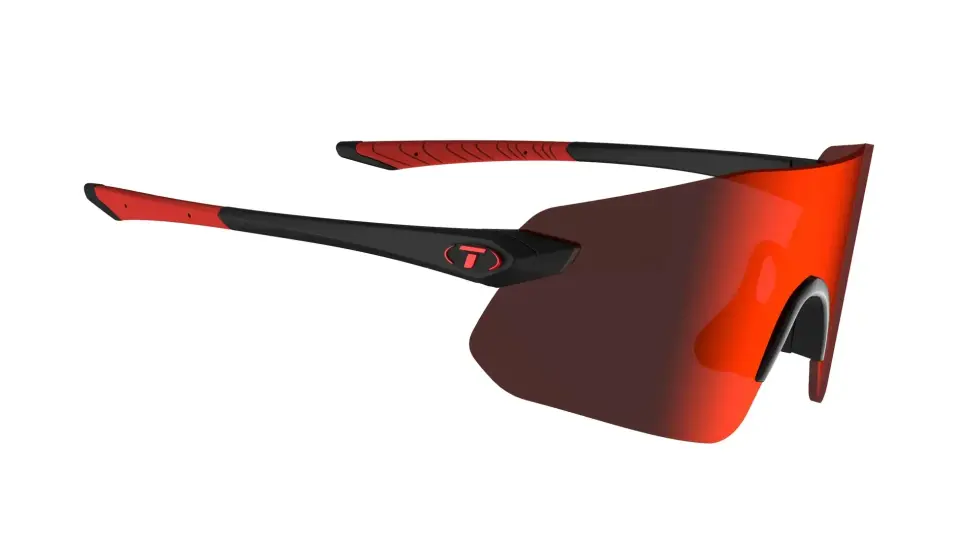 TİFOSİ VOGEL SL, MATTE BLACK SMOKE RED MİRROR (MAT SİYAH DUMAN KIRMIZI AYNA)