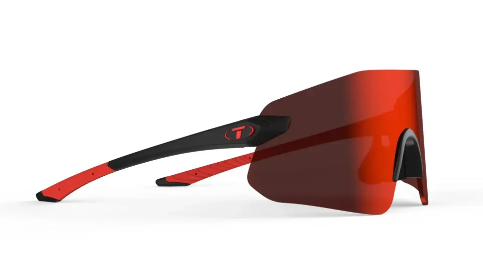 TİFOSİ VOGEL SL, MATTE BLACK SMOKE RED MİRROR (MAT SİYAH DUMAN KIRMIZI AYNA)