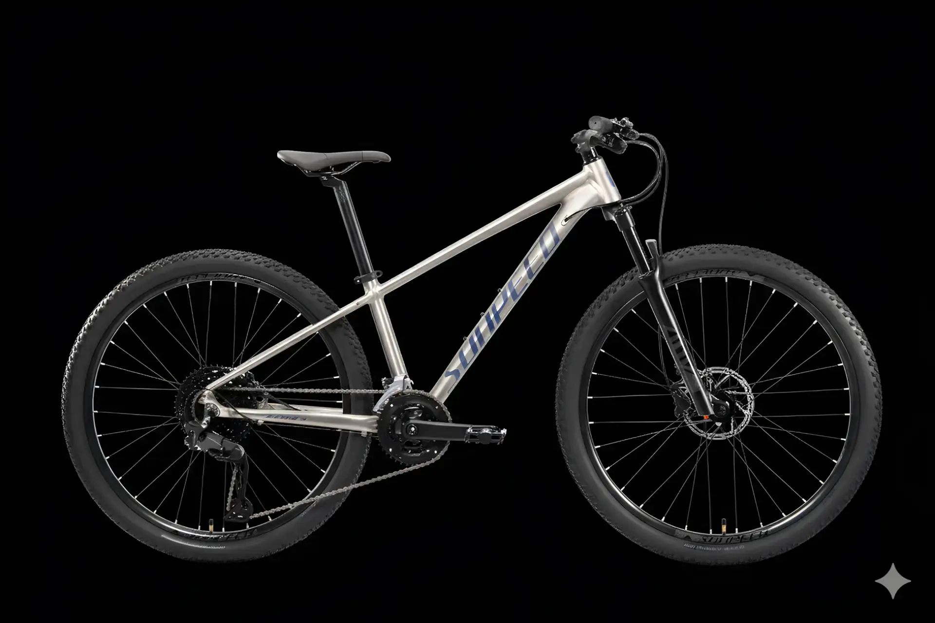 SUNPEED ZERO 3 DAĞ BİSİKLETİ SHIMANO COUSE U4000 18 VİTES SHIMANO MT-200 HİDROLİK 160MM  DISK FREN GRİ - 27.5*S