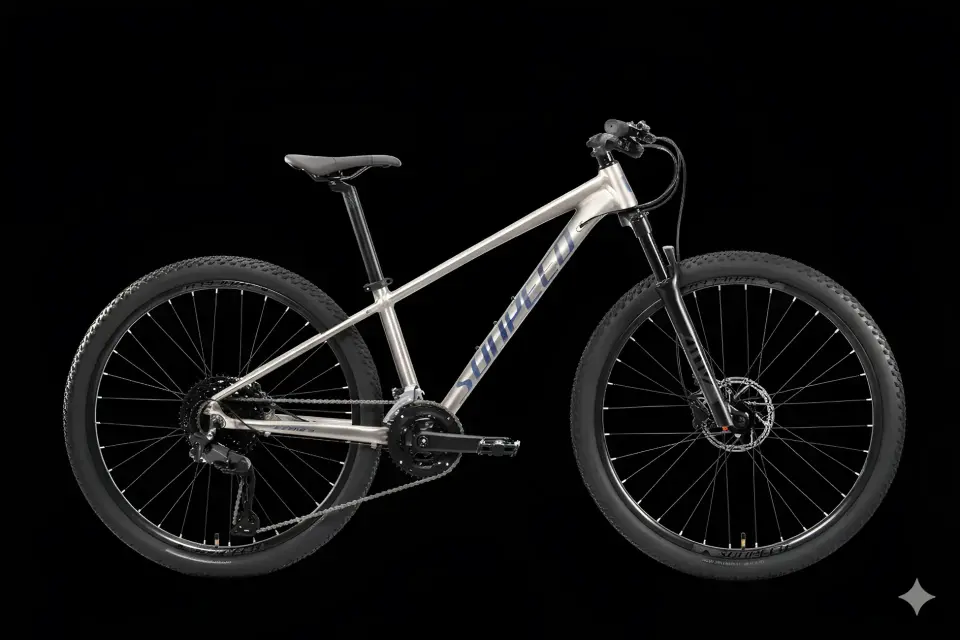 SUNPEED ZERO 3 DAĞ BİSİKLETİ SHIMANO COUSE U4000 18 VİTES SHIMANO MT-200 HİDROLİK 160MM  DISK FREN GRİ - 27.5*S