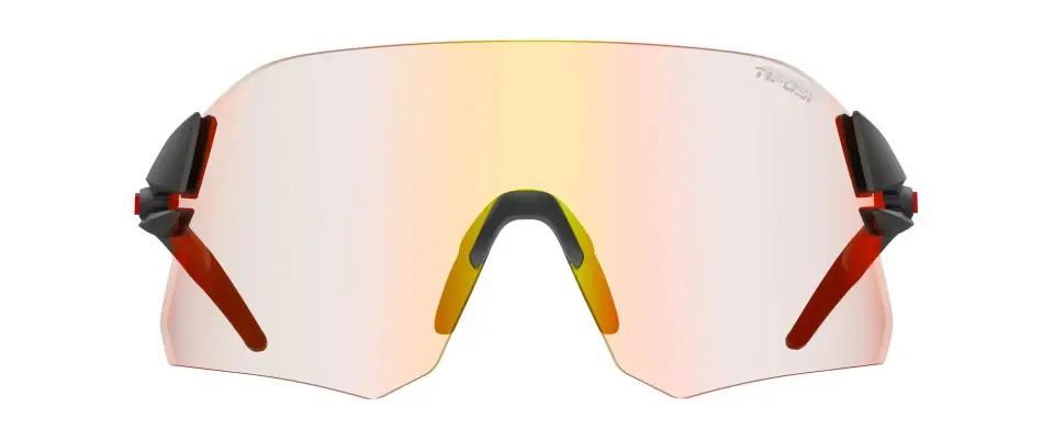 TİFOSİ RAİL, MATTE BLACK CLARİON RED FOTOTEC LENS (MAT SİYAH CLARION KIRMIZI FOTOKROMİK) LENS)