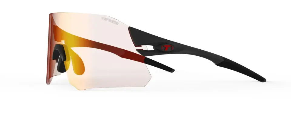 TİFOSİ RAİL, MATTE BLACK CLARİON RED FOTOTEC LENS (MAT SİYAH CLARION KIRMIZI FOTOKROMİK) LENS)
