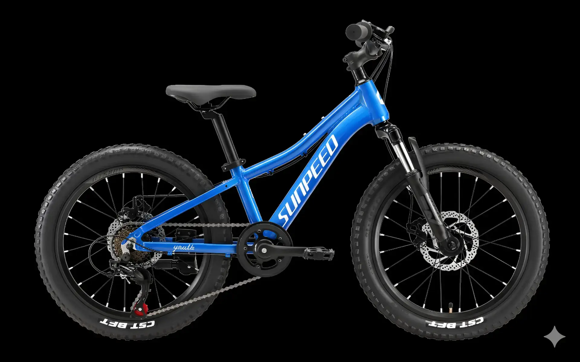 SUNPEED YOUTH 20'' ÇOCUK BİSİKLETİ SHIMANO TX30 7 VİTES SPEED MEKANİK 160 MM DISK FREN Mavi - XS