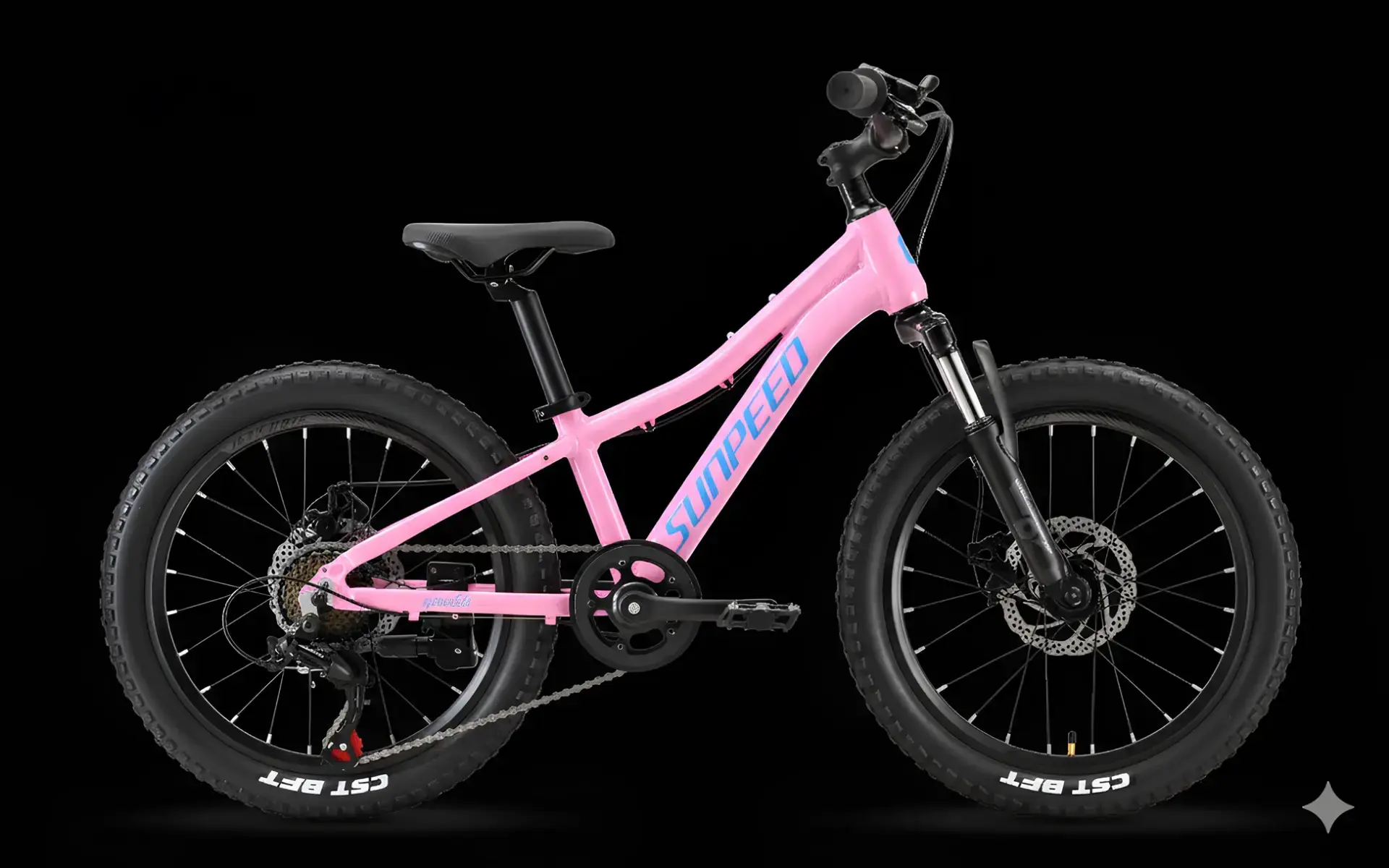 SUNPEED YOUTH 20'' ÇOCUK BİSİKLETİ SHIMANO TX30 7 VİTES SPEED MEKANİK 160 MM DISK FREN Pembe - XS