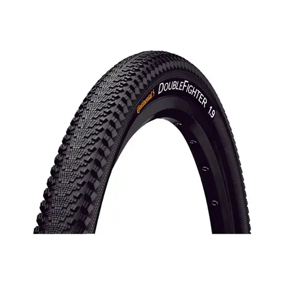 Continental Double Fighter III FBlk 37-622/700x35c Rigid STD - 700X35C