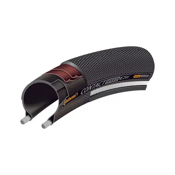 Continental Contact Speed FBlk 42-622/700x42c Rigid Refl STD - 700X42C