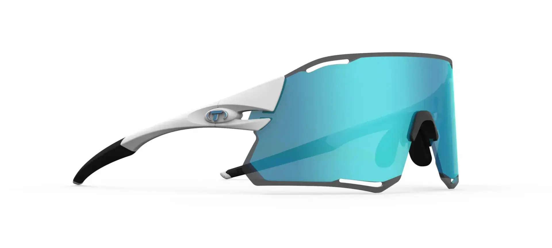 TİFOSİ RAİL RACE, MATTE WHİTE CLARİON BLUE/CLEAR (MAT BEYAZ CLARION MAVİ/ŞEFFAF)