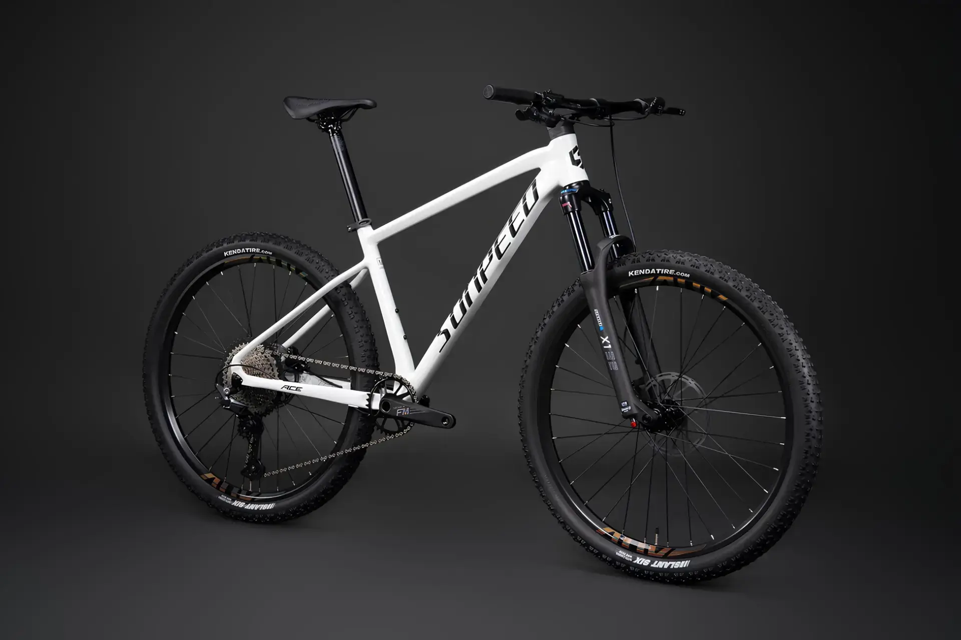 SUNPEED 2025ACE DAĞ BİSİKLETİ SHIMANO DEORE M6100 12 VİTES , SHIMANO MT-200 HİDROLİK 160 MM DISK FREN Beyaz - 29*L