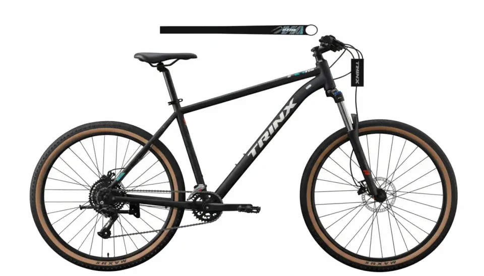 TRINX M1000 PRO DAĞ BİSİKLETİ SHIMANO CUES SL-U6000 1*10 VİTES TEKTRO HİDROLİK DİSC FREN MAT SİYAH GRİ YEŞİL - 29*16